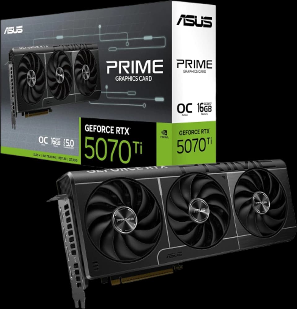 ASUS GeForce RTX 5070 Ti PRIME OC 16Gb component photo