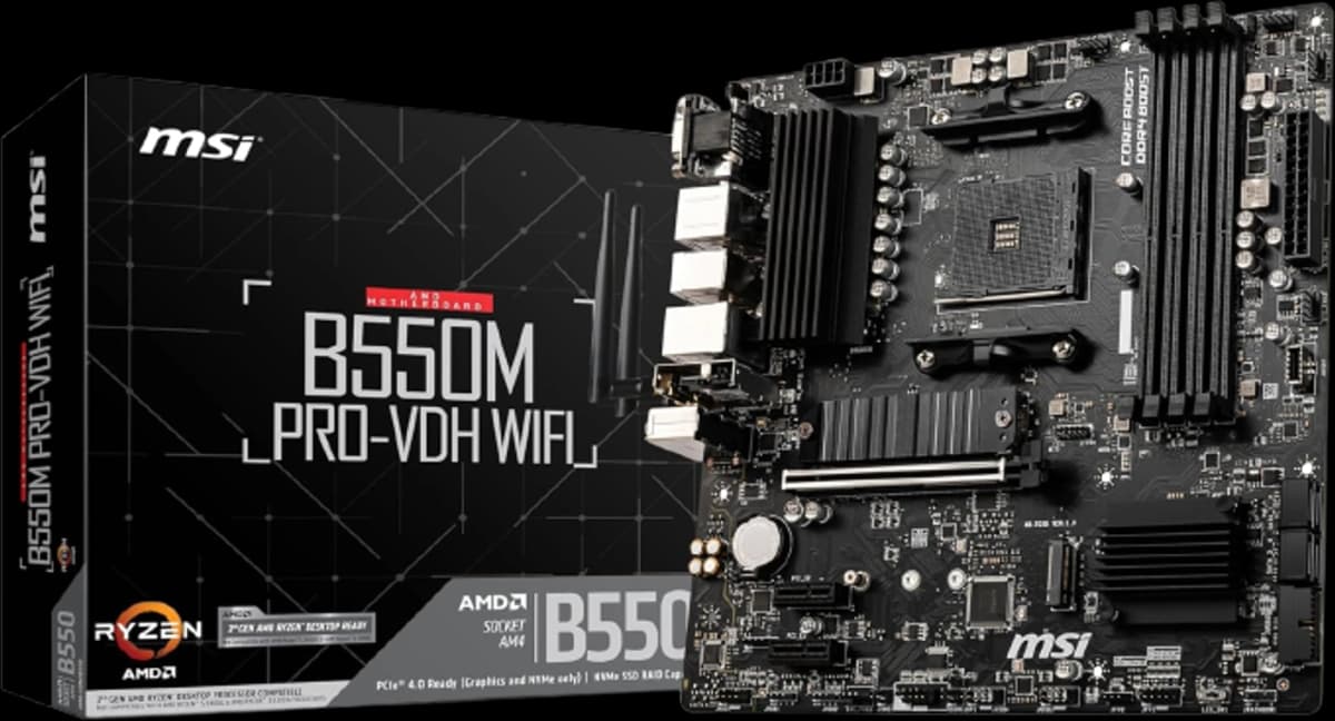MSI B550M PRO-VDH WIFI component photo